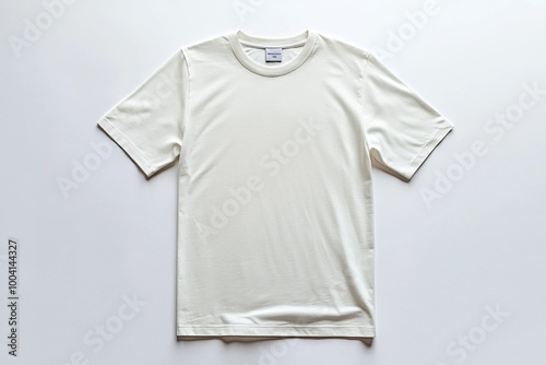 White Tshirt Mockup Isolated created with Generative AI