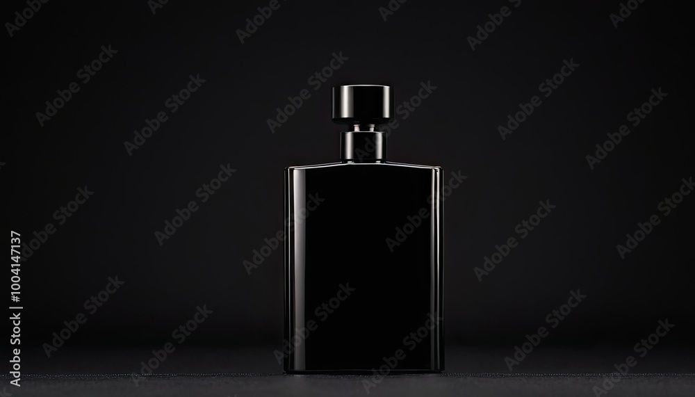 Front view expensive perfume as a present on the dark table 3