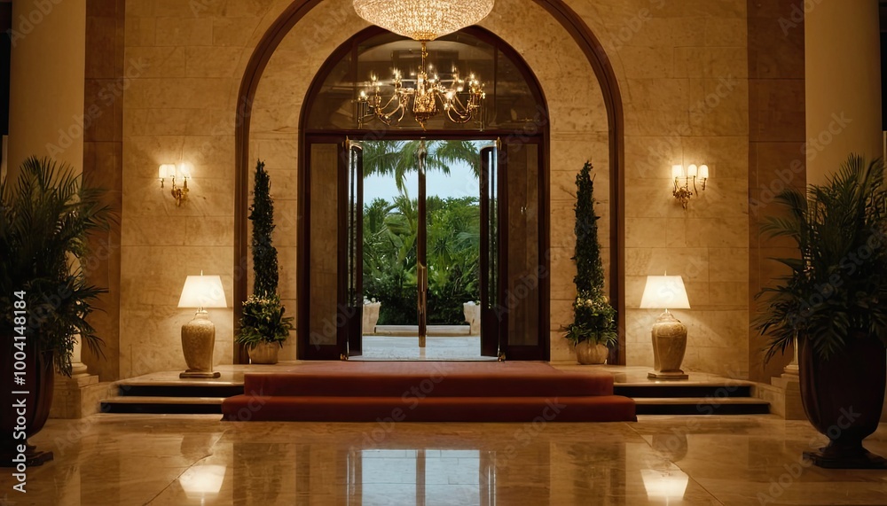 Luxurious Elegant Hotel Signboard at Night 18 Luxurious Elegant Hotel Signboard at Night 18