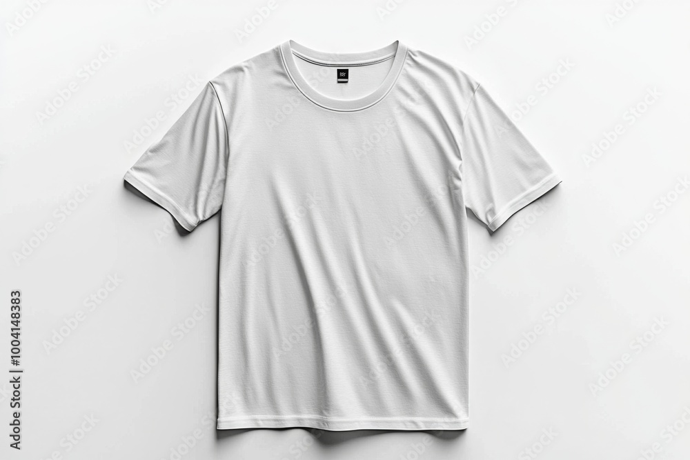 White Tshirt Mockup Isolated created with Generative AI