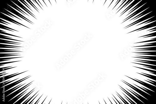 black and white circle