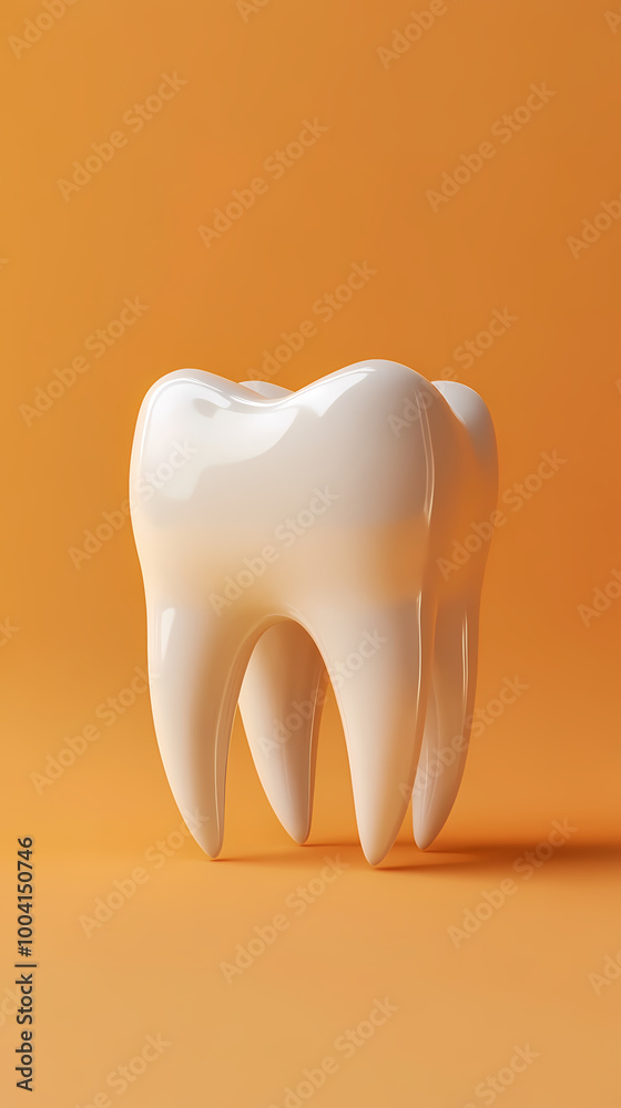 Symbol of healthy white tooth Symbol of healthy white tooth
