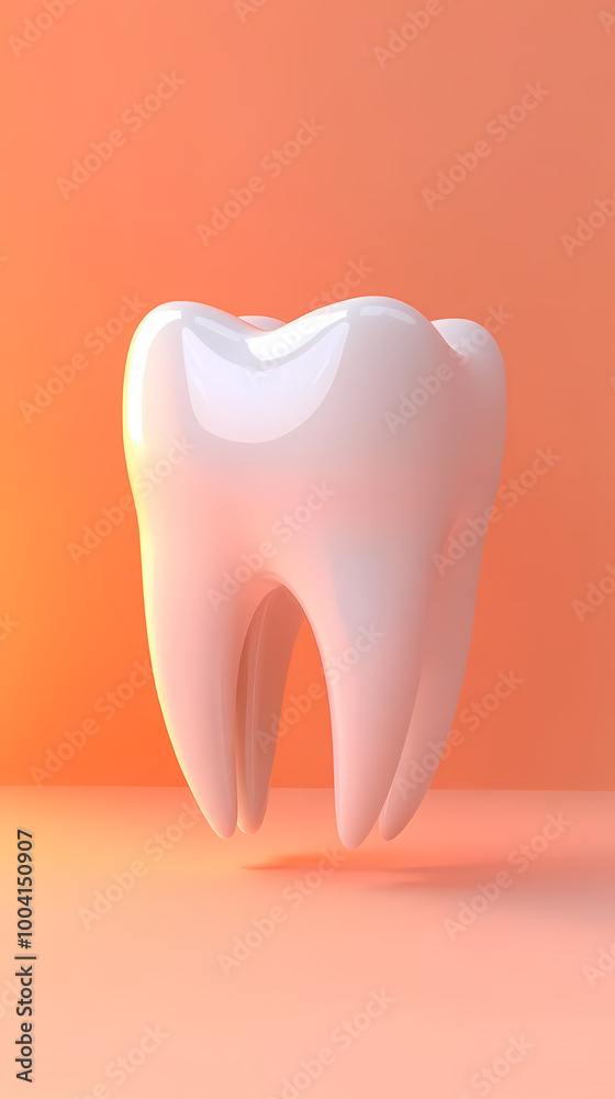 Symbol of healthy white tooth Symbol of healthy white tooth