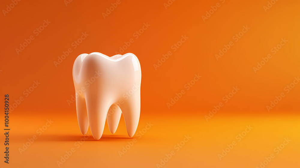 Symbol of healthy white tooth Symbol of healthy white tooth