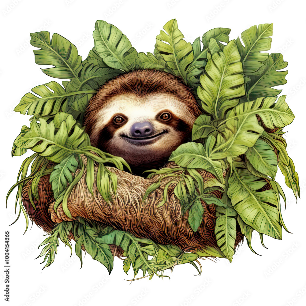 Fototapeta premium Plant Clipart Vector Illustration
