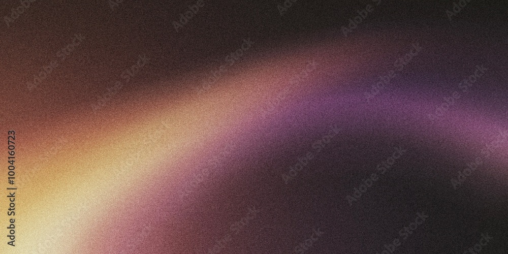 A curved arc of light with a gradient blending from lavender to burnt sienna, noise texture effect