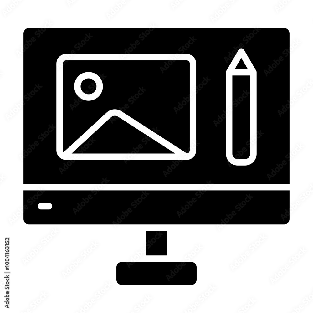 Photo Editing Glyph Icon Design Photo Editing Glyph Icon Design