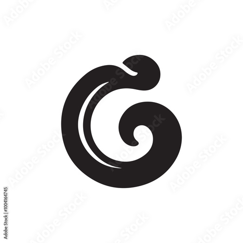 Fluid Shape Letter G Logo Design: A Sleek and Versatile Icon for Use in Modern Branding, Startups, and Digital Media Projects