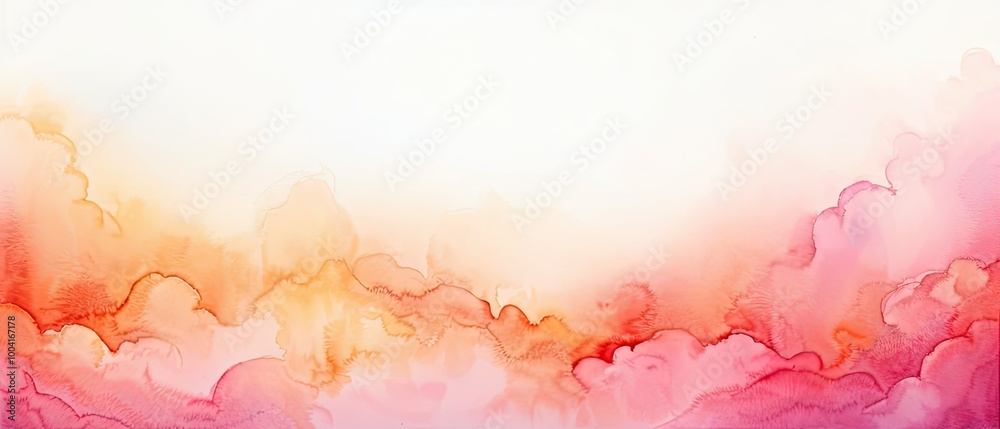 Abstract Watercolor Clouds