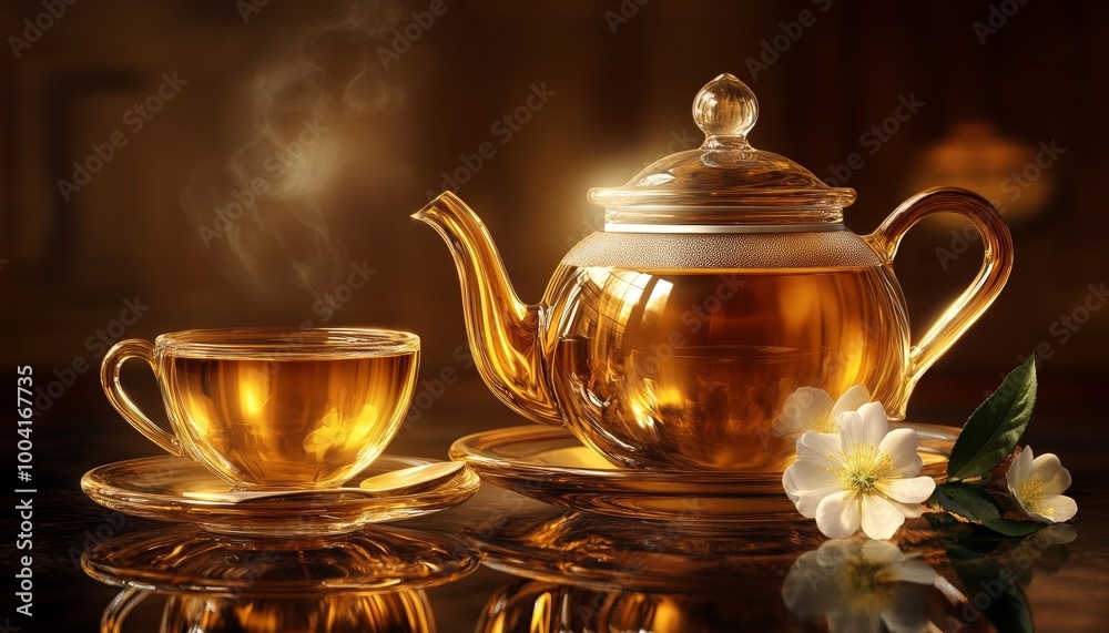 Assortment of Classic Black Tea Cups with Saucers on White Background Assortment of Classic Black Tea Cups with Saucers on White Background