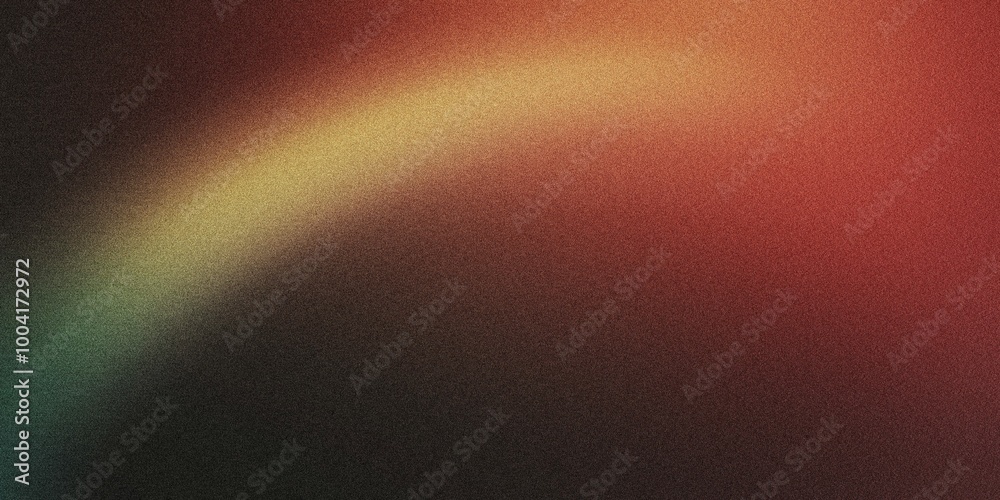 A curved arc of light with a gradient shifting from pale mint to blood orange, noise texture effect A curved arc of light with a gradient shifting from pale mint to blood orange, noise texture effect