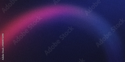 A curved arc of light with a gradient shifting from sapphire to neon pink, noise texture effect