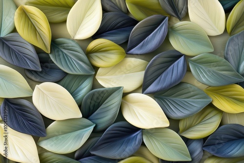 Minimalist Abstract Leaves Background with Simple and Elegant Design