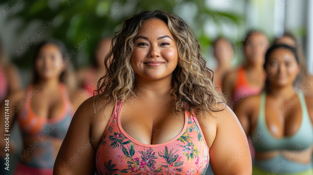 Women of diverse backgrounds engage in a dynamic fitness session outdoors, showcasing strength and community in colorful attire