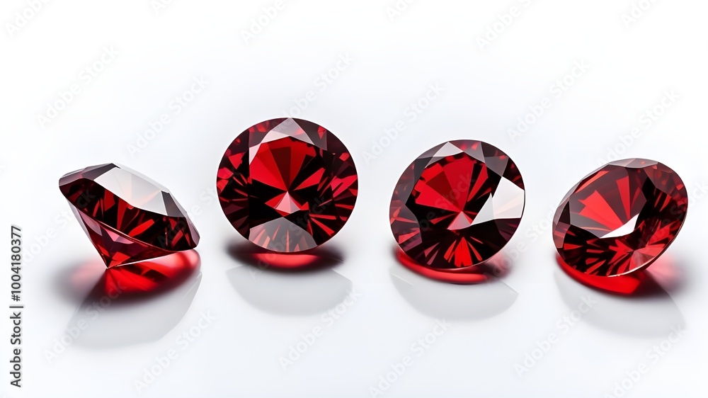 Fototapeta premium red diamond gem