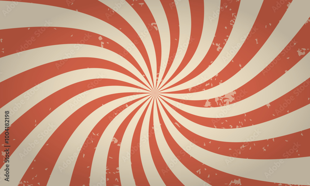 Fototapeta premium Classic vintage rays sunburst twisted retro background 