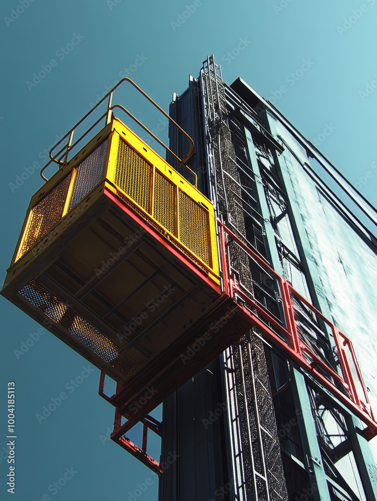 Obraz premium Industrial freight elevator - Industrial elevator