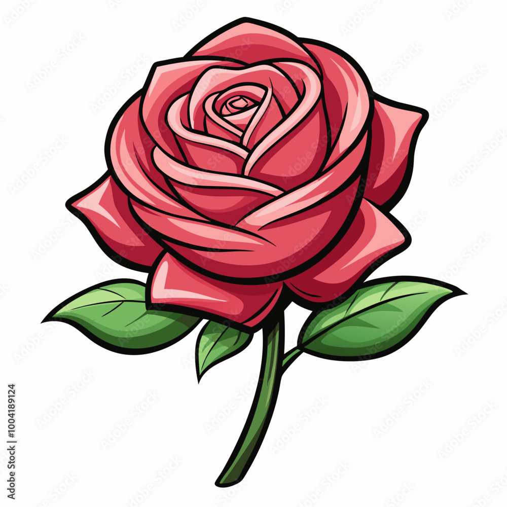 Blossoming roses of different colors. Rose flowers in yellow, red and pink colors isolated on white background. Vector illustration in cartoon flat Blossoming roses of different colors. Rose flowers in yellow, red and pink colors isolated on white background. Vector illustration in cartoon flat