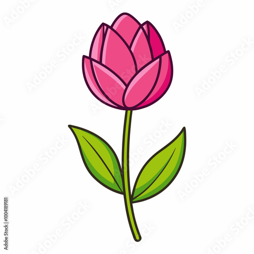 Blossoming roses of different colors. Rose flowers in yellow, red and pink colors isolated on white background. Vector illustration in cartoon flat