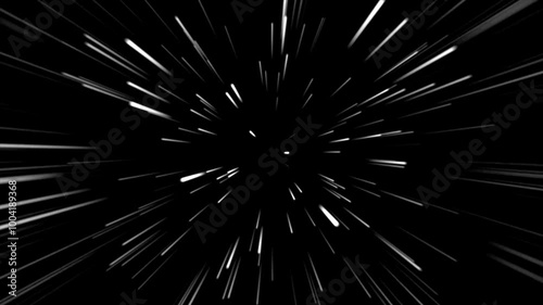 zoom line motion graphic 4k animation loop green screen