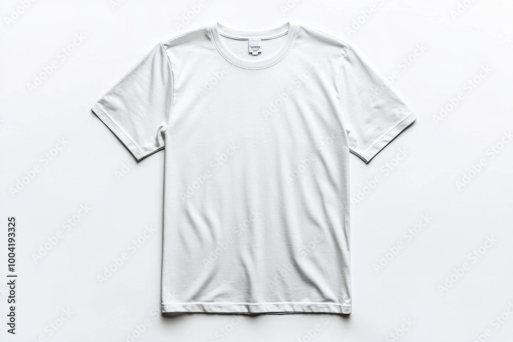 White Tshirt Mockup Isolated created with Generative AI White Tshirt Mockup Isolated created with Generative AI