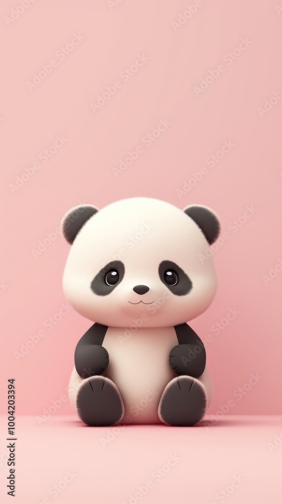 Baby panda animal wildlife figurine. Baby panda animal wildlife figurine.
