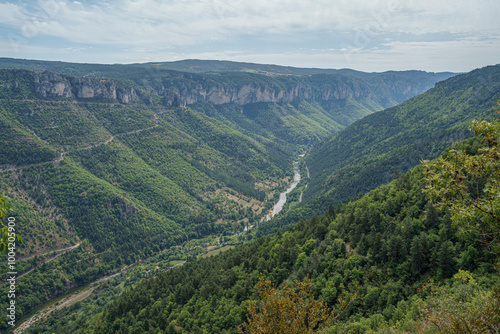 Tableau sur toile Point sublime Gorges du Tarn Lozère