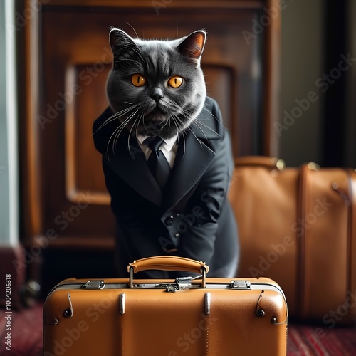 Chubby Cheeks British Shorthair.