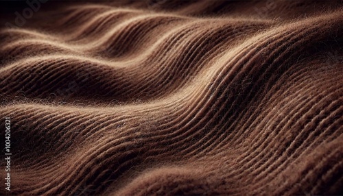 ブラウンのウールのテクスチャ素材