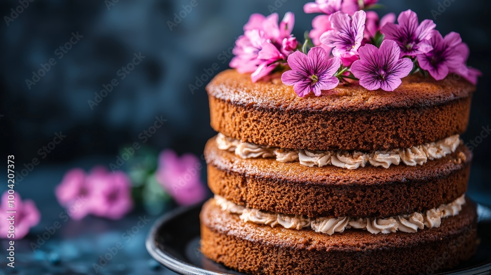 Geranium Lemon Cake Geranium Lemon Cake