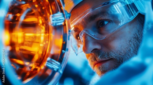 Wallpaper Mural Gloved hands using an autoclave to sterilize microbiological tools, lab autoclave, sterilization in microbiological labs Torontodigital.ca
