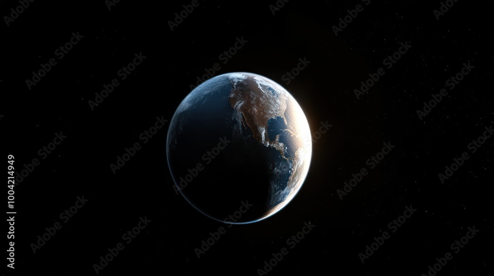A breathtaking view of Earth from space, showcasing its vibrant colors and atmospheric glow against a black backdrop. A breathtaking view of Earth from space, showcasing its vibrant colors and atmospheric glow against a black backdrop.