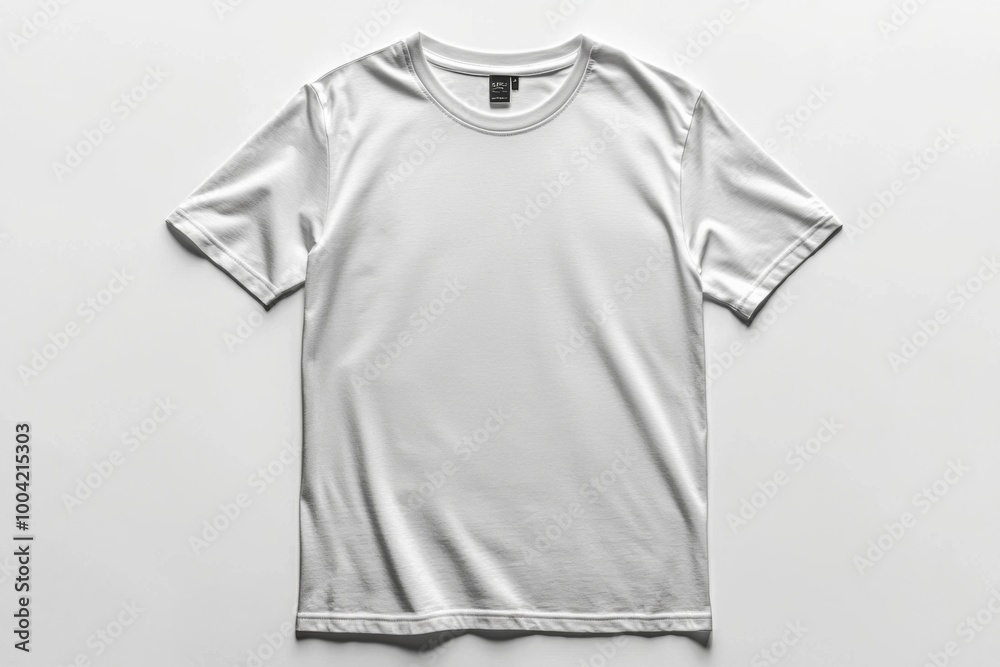 White Tshirt Mockup Isolated created with Generative AI