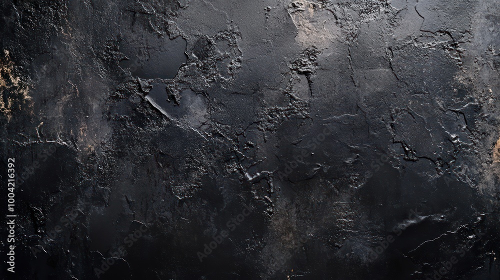 A textured black wall with varying shades and patterns, creating a modern and abstract backdrop. A textured black wall with varying shades and patterns, creating a modern and abstract backdrop.