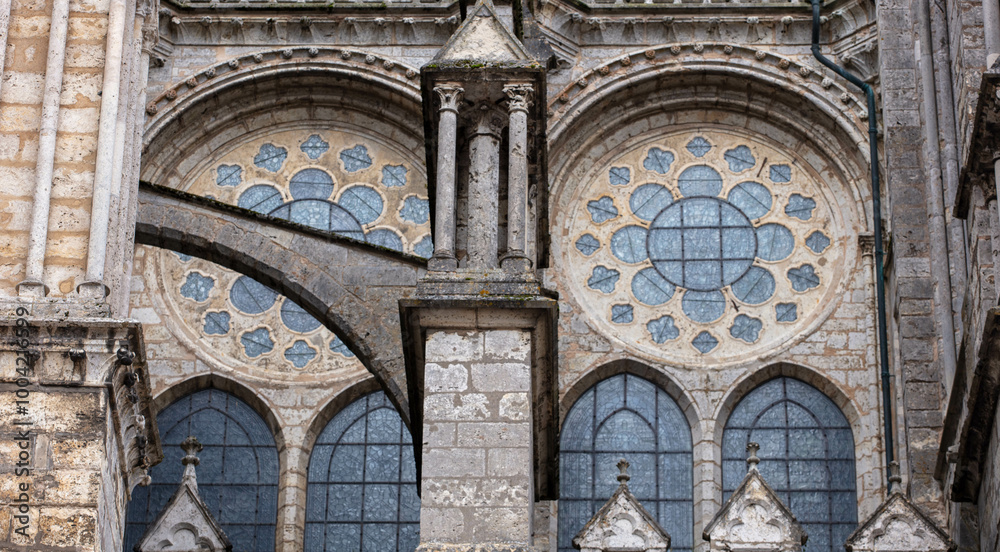 Obraz premium Notre Dame de Chatres Cathedral France