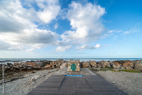Cape Agulhas, geographic southern tip of Africa, in South Africa.
