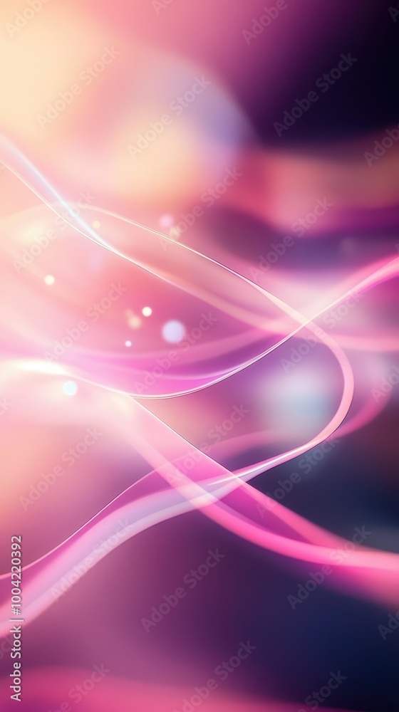 Soft Pink and Purple Light Waves Background Soft Pink and Purple Light Waves Background