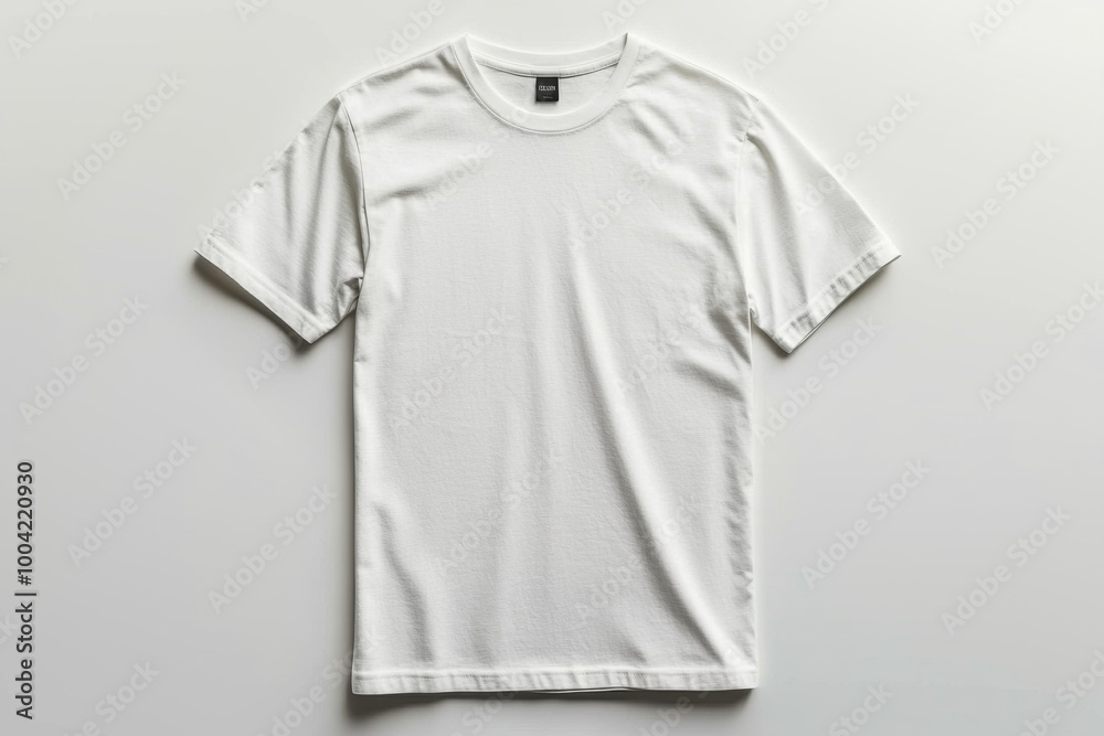 White Tshirt Mockup Isolated created with Generative AI White Tshirt Mockup Isolated created with Generative AI
