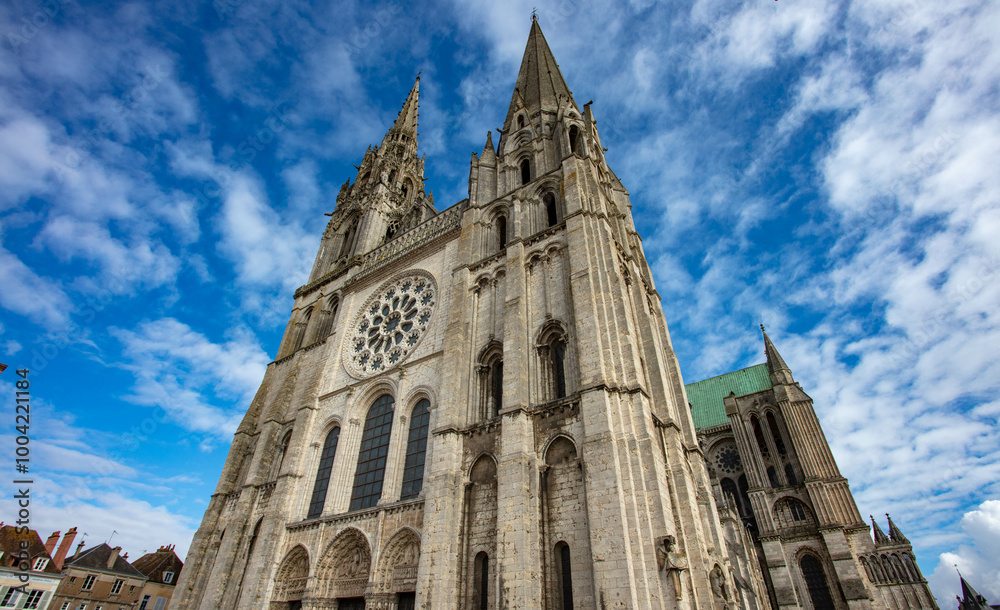 Notre Dame de Chatres Cathedral France Notre Dame de Chatres Cathedral France