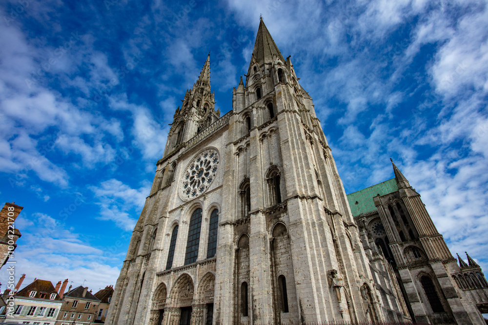 Notre Dame de Chatres Cathedral France Notre Dame de Chatres Cathedral France
