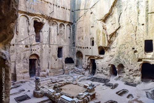Eski Gümüşler (Old Silver) Monastery The monastery with the Smiling Virgin Mary image, one of the first Christian monasteries in Anatolia From Niğde Turkiye