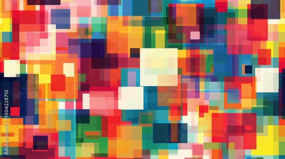 Vibrant Abstract Colorful Pattern Design