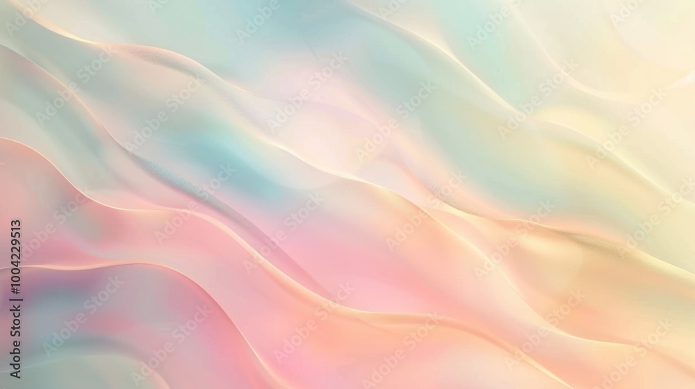 Soft Colorful Waves Abstract Background Design Soft Colorful Waves Abstract Background Design