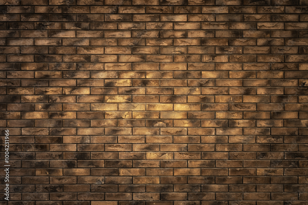 dark brown textured brick wall background with vignette. horizontal artistic backdrop or creative design template dark brown textured brick wall background with vignette. horizontal artistic backdrop or creative design template