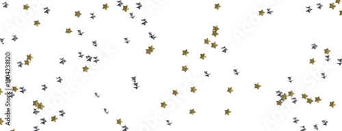 XMAS Stars - Festive christmas card. Isolated illustration white background. -