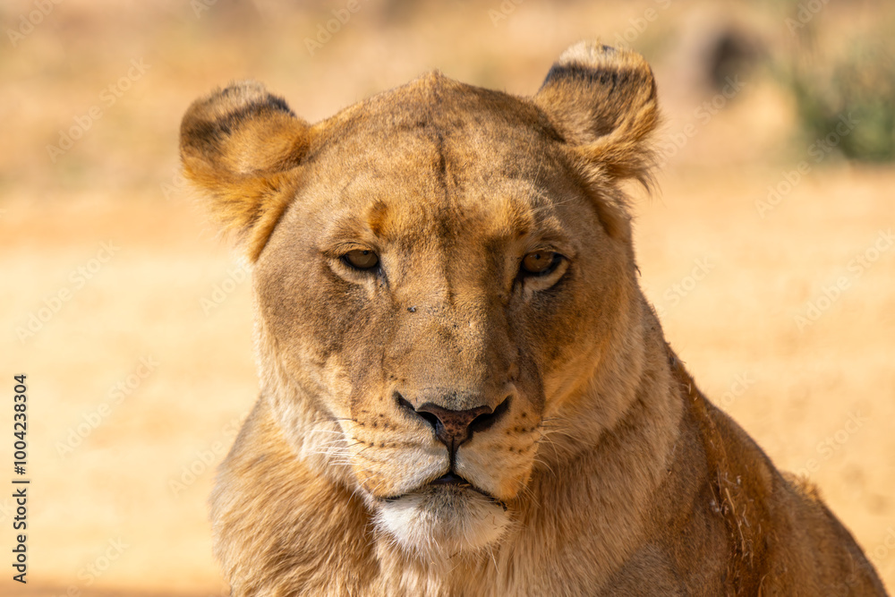 Close up of lioness, Kruger National Park, South Africa Close up of lioness, Kruger National Park, South Africa