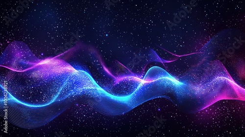 Galaxy in space textured background