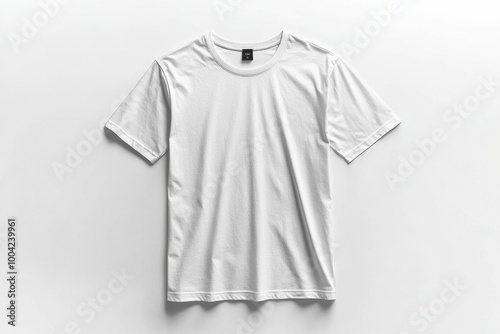 White Tshirt Mockup Isolated created with Generative AI