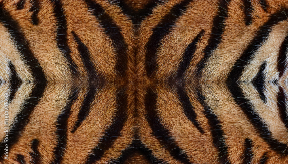 Wild Elegance: Seamless Tiger Fur Pattern Wild Elegance: Seamless Tiger Fur Pattern