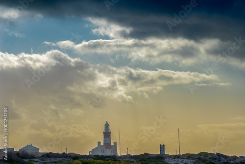 Lighthouse of Cape Agulhas, in South Africa